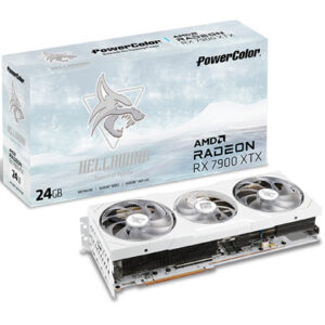 Powercolor Hellhound Spectral White AMD Radeon RX 7900 XTX OC 24GB GDDR6 Graphics Card - NZ DEPOT