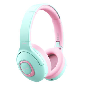Promate Child-Safe CODDY.BGM Wireless Over-Ear Headphones for Kids - Bubblegum - NZ DEPOT