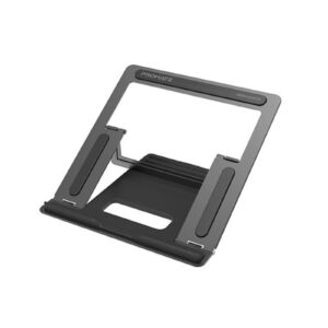 Promate DeskMate 5 Adjustable Laptop Stand Laptops up to 17. Multi AngleHeightAdjustable5 16cms. ErgonomicDesigh with Built in Cable Management. Heat Dissipating Design. Grey Colour NZDEPOT - NZ DEPOT