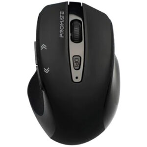 Promate EZGrip Ergonomic Wireless Mouse - Black - NZ DEPOT