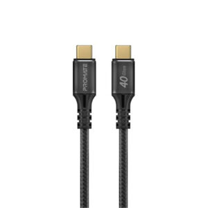 Promate POWERBOLT240-1M 1M USB-C to USB-C Cable. Supports Thunderbolt 3