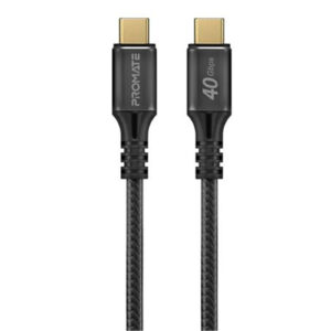 Promate POWERBOLT240-2M 2M USB-C to USB-C Cable. Supports Thunderbolt 3