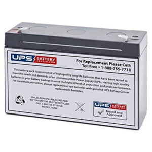 REMCO RM6-7.2 6 Volt battery