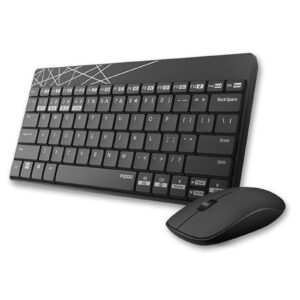 Rapoo 8000M Multi-mode Wireless Keyboard & Mouse Combo - NZ DEPOT