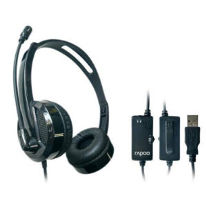Rapoo H120 USB Wired Overhead Headset - Black - NZ DEPOT