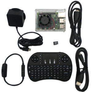 Raspberry Pi 4 Model B 4GB Home Use 4K KODI Media Player Kit Pack Black Edition