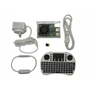 Raspberry Pi 4 Model B 8GB Home Use 4K KODI Media Player Kit Pack White Edition