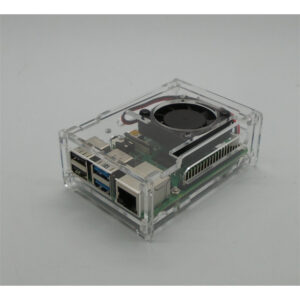 Raspberry Pi Accessory Transparent Case with Fan for Raspberry Pi 4B - NZ DEPOT