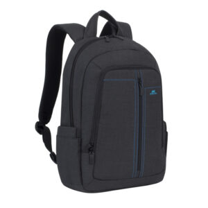Rivacase Canvas Backpack for 15.6 inch Notebook Laptop Black Suitable for Education Business NZDEPOT - NZ DEPOT
