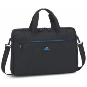 Rivacase Regent Carry Bag for 15.6 inch Notebook Laptop Black Suitable for Business NZDEPOT - NZ DEPOT
