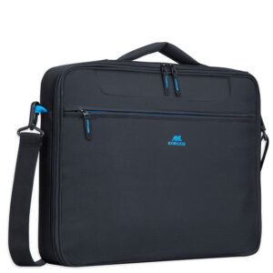 Rivacase Regent Clamshell Carry Bag for 15.6 inch Notebook / Laptop (Black) Suitable for Business - NZ DEPOT
