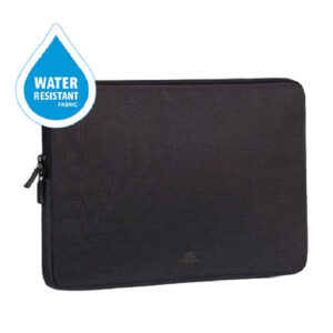 Rivacase Suzuka Sleeve with water resistant fabric for 14 inch Notebook / Laptop (Black) Suitable for Chromebook - NZ DEPOT