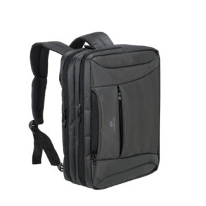 Rivacase charcoal Convertible Backpack for 15.6 inch Notebook Laptop Black Suitable for Business and Travel NZDEPOT - NZ DEPOT