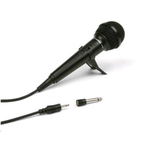 SAMSON SCR10S Dynamic Handheld Microphone 1/8" Connector w/On/Off Switch Includes a Desktop Stand - NZ DEPOT