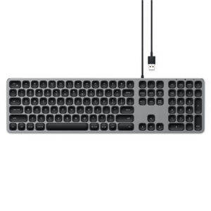 SATECHI Full Size Keyboard - Space Grey - NZ DEPOT