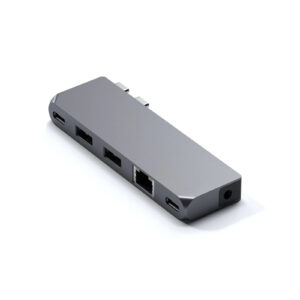 SATECHI Pro USB 4.0 Hub Mini (Space Grey) - Best Mini Hub for M1 /M2 Mac