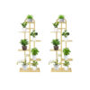 SOGA 2X 6 Tier 7 Pots Gold Metal Plant Stand Flowerpot Display Shelf Rack Indoor Home Office Decor, Home & Living, Home Decor, Indoor Pots, Planters and Plant Stands, , ,  - NZ DEPOT 1