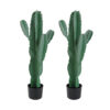 SOGA 2X 70cm Green Artificial Indoor Cactus Tree Fake Plant Simulation Decorative 5 Heads, Home & Living>Home Decor>Artificial Plants, , , , ,  - NZ DEPOT 1