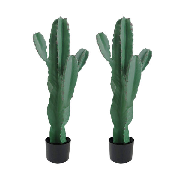 SOGA 2X 70cm Green Artificial Indoor Cactus Tree Fake Plant Simulation Decorative 5 Heads, Home & Living, Home Decor, Artificial Plants, , ,  - NZ DEPOT 1