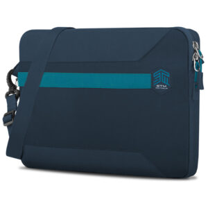 STM Blazer Laptop Sleeve With Shoulder Strap - For Macbook Pro/Air 13"-14" - Navy - Fits Most 13" and Smaller Screens Laptop & Tablet - NZ DEPOT