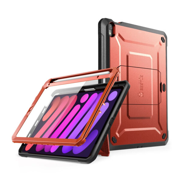 SUPCASE - Unicorn Beetle Pro Rugged Case for iPad Mini 6th Gen - Metallic Red - NZ DEPOT