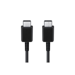 Samsung 1m 3A USB C to USB C Cable Black Supports up to 3A charging output. NZDEPOT - NZ DEPOT
