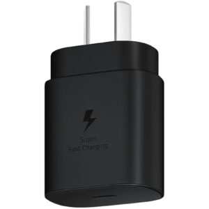 Samsung 25W USB C PD Fast Charging Wall Charger Black Super Fast Charge Galaxy S22 Fold3 Flip3 S21S20 series A33A53A73A52A72 Note 2010 Series Support iPhone PD Fast Charging NZDEPOT - NZ DEPOT