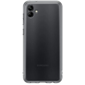 Samsung Galaxy A04 (2022) Soft Clear Cover - Black - NZ DEPOT