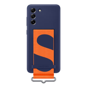 Samsung Galaxy S21 FE (2022) Silicone with Strap Cover - Navy - NZ DEPOT