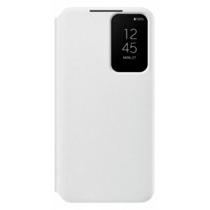 Samsung Galaxy S22 5G Smart Clear View Cover - White - NZ DEPOT