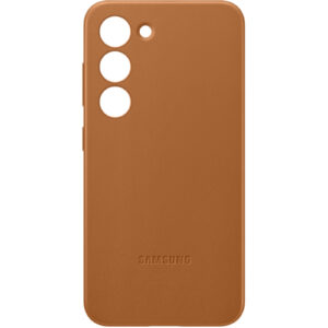 Samsung Galaxy S23 5G Leather Case - Camel - NZ DEPOT