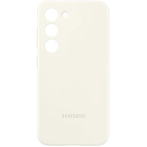 Samsung Galaxy S23 5G Silicone Case - Cream - NZ DEPOT
