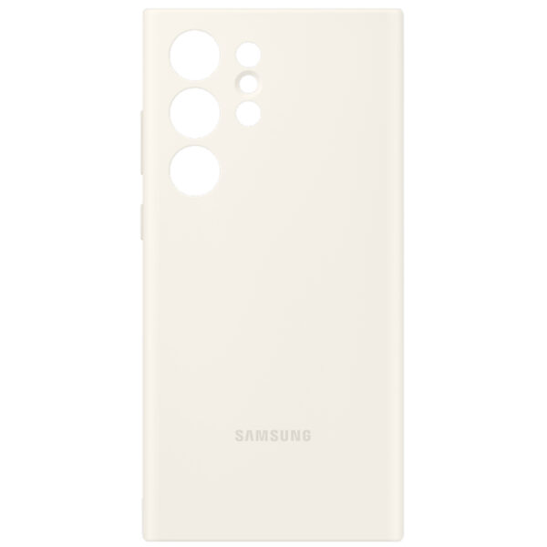 Samsung Galaxy S23 Ultra 5G Silicone Case - Cream - NZ DEPOT