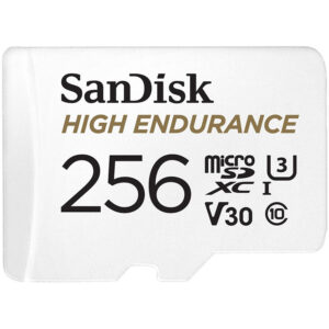 SanDisk High Endurance 256GB Micro SDXC UHS I C10 U3 V30 100MBs Read 40MBs WriteHigh Endurance Lets You Record And Re Record NZDEPOT - NZ DEPOT
