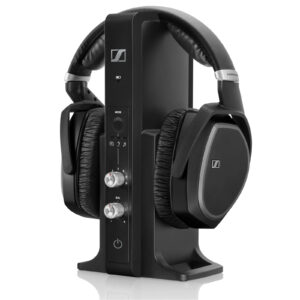 Sennheiser RS 195 Premium RF Wireless Over-Ear TV / Hi-Fi Headphones - Black - NZ DEPOT