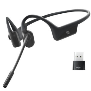 Shokz OpenComm UC Wireless Open-Ear Bone Conduction Stereo Business Headset - Black - NZ DEPOT