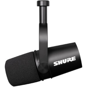 Shure MV7X Podcast XLR DYNAMIC MICROPHONE - BLACK > Headphones & Audio > Pro Audio & Sound Recording > Microphones - NZ DEPOT