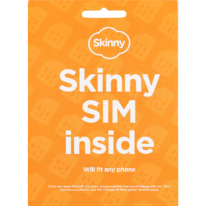 Skinny Mobile Hangsell Prepay Half SIM Card StandardMicroNano NZDEPOT - NZ DEPOT