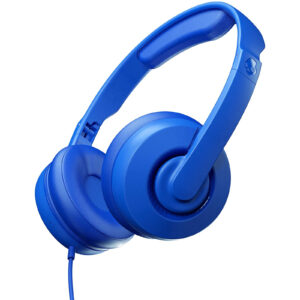 Skullcandy Cassette Junior Foldable Wired On-Ear Headphones with Mic for Kids - Cobalt Blue - NZ DEPOT