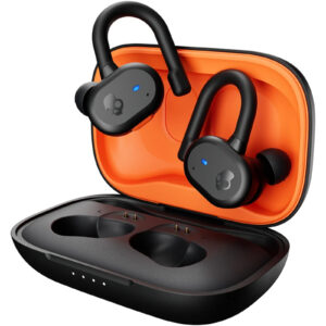 Skullcandy Push Active True Wireless Sports In Ear Headphones True Black Orange NZDEPOT - NZ DEPOT