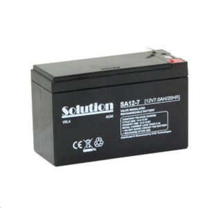 Solution SA12-7 12V 7.0Ahr AGM Sealed Lead Acid Battery T1 Terminal LxWxH 152x65x95mm All Purpose UPS RPS Emergency Light Alarm and Security System - NZ DEPOT