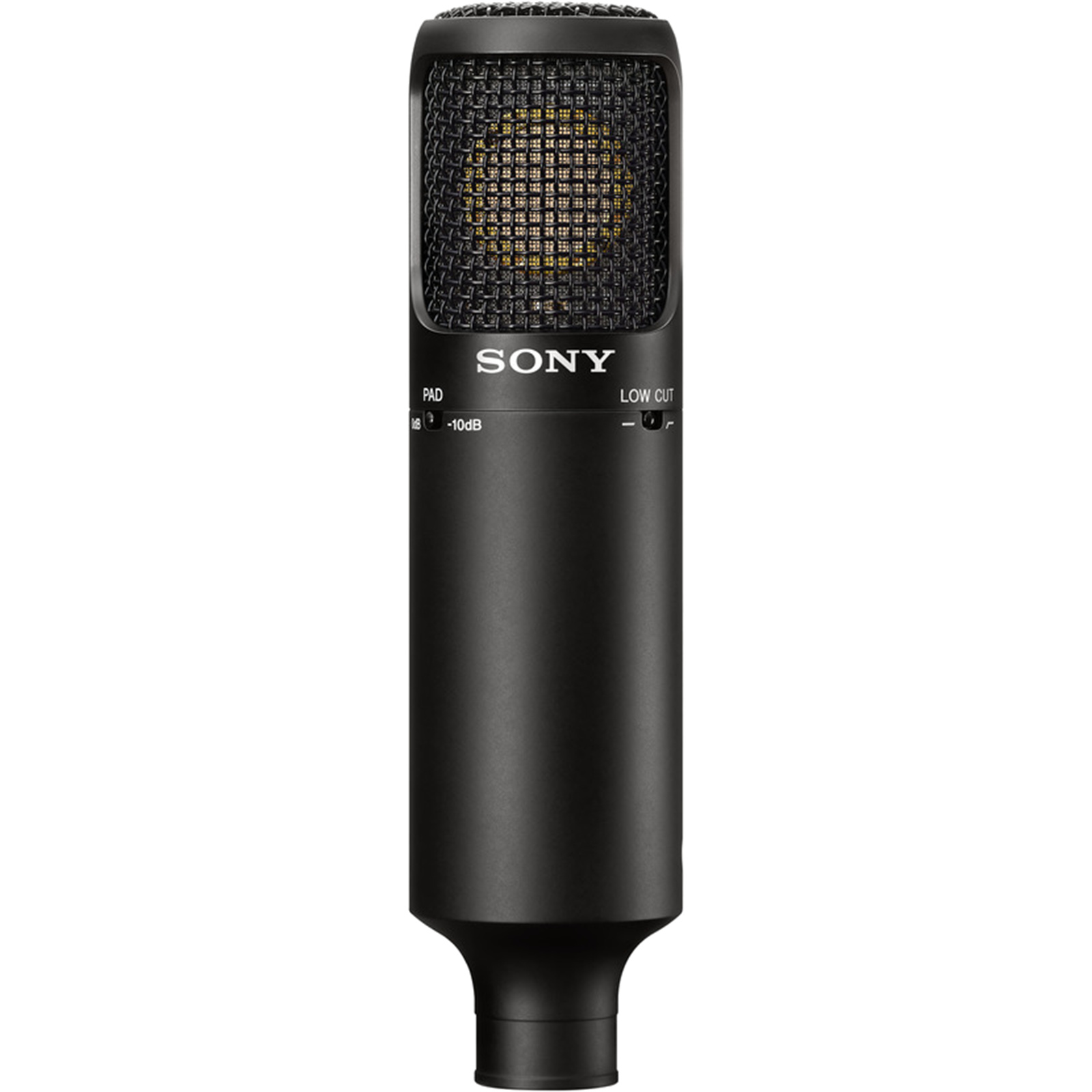Sony C80 Uni-directional Professional Condenser Microphone for Voice / Vocal Recording - XLR connector - Low-cut filter & 10dB pad - Carry case & shockmount suspension cradle included - NZ DEPOT