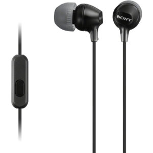 Sony MDR-EX15AP Wired In-Ear Headphones - Black - NZ DEPOT