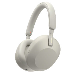 Sony WH 1000XM5 Wireless Over Ear Noise Cancelling Headphones Silver NZDEPOT - NZ DEPOT