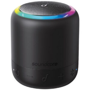 Soundcore Mini 3 Pro Wireless Portable Bluetooth Speaker - Black - RGB LEDs