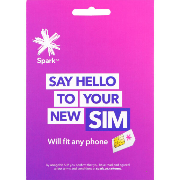 Spark 3-in-1 Hangsell Prepay Half SIM Card - Standard/Micro/Nano - NZ DEPOT