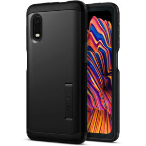 Spigen Galaxy XCover Pro 2020 Tough Armor Case Black DROP TESTED MILITARY GRADE HEAVY DUTY 3 Layer Extreme Protection Air Cushion TechnologyDual Layer Protection ACS01071 NZDEPOT - NZ DEPOT