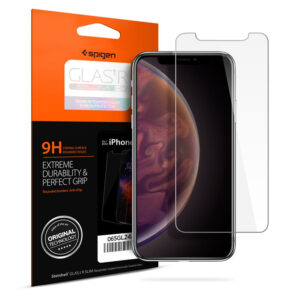 Spigen iPhone 11 ProXSX 5.8 Premium Tempered Glass Screen ProtectorSuper HD Clarity 9H screen hardnessDelicate TouchPerfect Grip Case Friendly with Spigen Phone Case NZDEPOT - NZ DEPOT