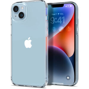 Spigen iPhone 14 (6.1") Liquid Crystal Case - Crystal Clear - ULTRA-THIN - Premium TPU Super Lightweight - Exact Fit - Absolutely NO Bulkiness Soft Case - NZ DEPOT