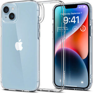 Spigen iPhone 14 Plus 6.7 Ultra Hybrid Case Crystal Clear Certified Military Grade Protection Clear Durable Back Panel TPU bumper NZDEPOT - NZ DEPOT